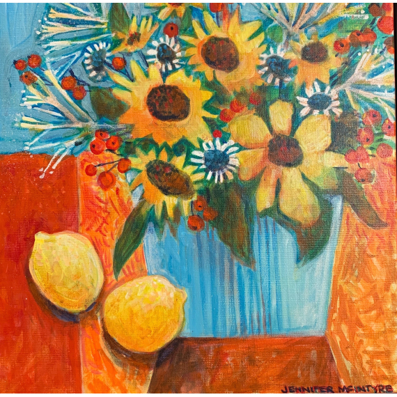 Jennifer McIntyre - Sunflowers and Lemons